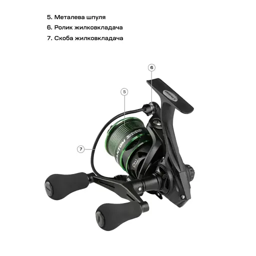 Котушка Brain Phantom Match/Bolo Double Handle 1000 9+1BB - фото 9