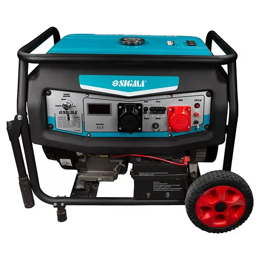 Бензиновий генератор Sigma 7.5/8.0 кВт одно/трифазний, ручний/електро запуск (5710501) - фото 1