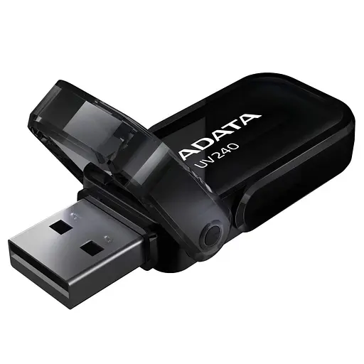 Флеш-накопичувач Adata Flash 32Gb USB 2.0 AUV 240 Black (AUV240-32G-RBK) - фото 2