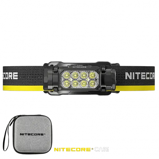 Налобний потужний ліхтар Nitecore HC65 UHE USB Type-C 2000лм (Чорний) - фото 3
