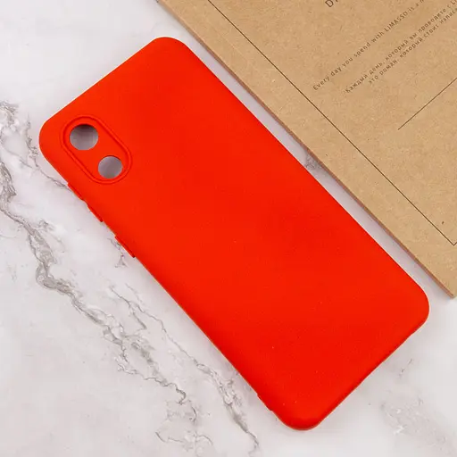 Чохол Silicone Cover Lakshmi Full Camera (A) для Samsung Galaxy A03 Core Червоний / Red - фото 4