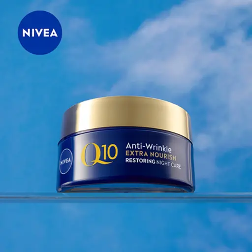 Відновлювальний нічний крем Nivea Q10 проти зморщок для сухої шкіри 50 мл (84977) - фото 5