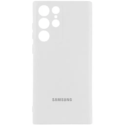 Чохол Silicone Cover Lakshmi Full Camera (AA) with logo для Samsung Galaxy S25 Ultra Білий / White