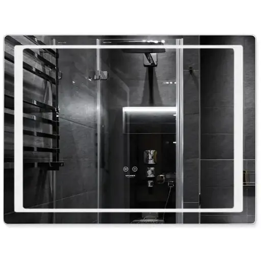 Дзеркало Kroner KRM Spiegel HR2 - 10070 з LED-підсвічуванням та антизапітнінням (CV030035) - фото 1