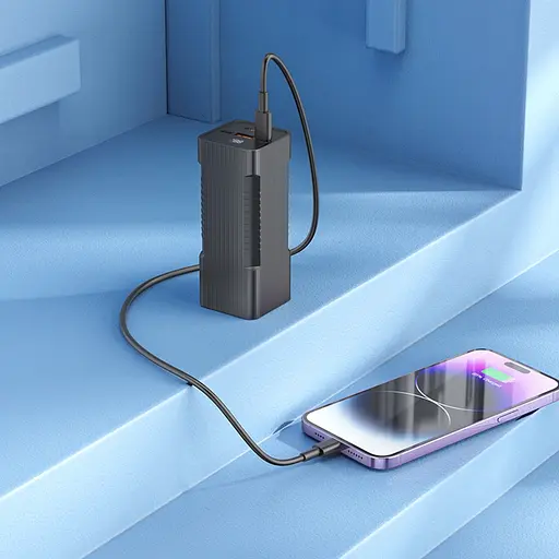 Power bank Hoco Q15 10000mAh PD 22.5W з ліхтарем чорний - фото 5