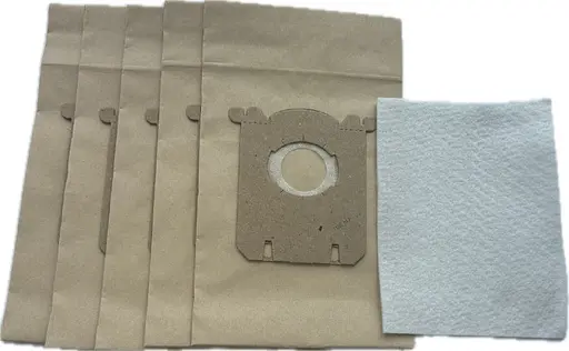 Комплект мішків для пилососа СЛОН P-03 C-II Philips-Electrolux S-bag Classic (5 штук в упаковці) - фото 1