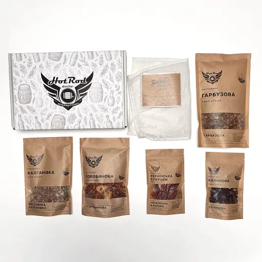 Подарунковий набір для настоянок Hot Rod Distiller Український етно-хіт