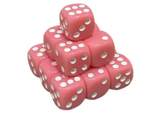 Настольная игра Games 7 Days Кубик D6 с точками (розовый) , 1 шт. (g7dd6dotspink)