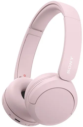 Наушники On-ear WH-CH520 BT 5.2, SBC, AAC, беспроводные, с микрофоном, розовые Sony teh0013047 - фото 1
