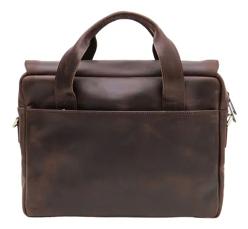 Чоловічий шкіряний портфель TARWA 29х39х7 см sum0026652 - фото 6