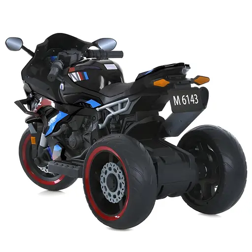Електромобіль дитячий Bambi Мотоцикл M 6143EL-2 триколісний 12V7AH світло музика EVA - фото 3