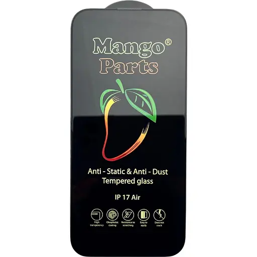 Защитное стекло Mango 9D Full Cover Tempered Glass для Apple iPhone Air Black [145525]