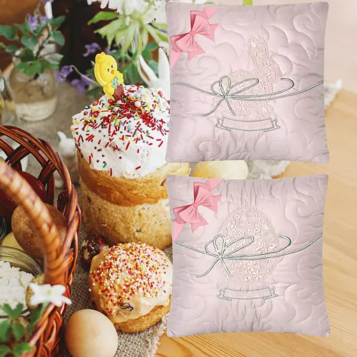 Набір декоративних подушок Ideia Великодній 40х40 см (8-35845*001) - фото 12