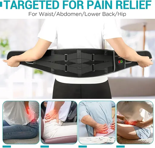 Беспроводная грелка Comfytemp с массажером для облегчения боли в спине, портативный носа массажер для нижней части спины - фото 6