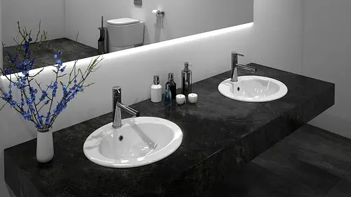 Умивальник Rea Dalia white врізний white REA-U4122, Білий - фото 5