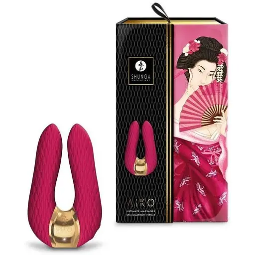 Вібратор для клітора Shunga Aiko Raspberry гнучкі кінчики - фото 7