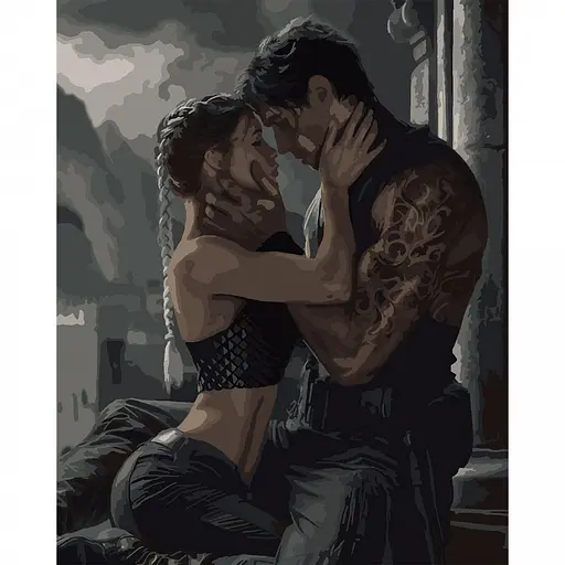 Картина по номерам Santi 4 крыло. Связанные огнем 40х50 см (955779) - фото 1