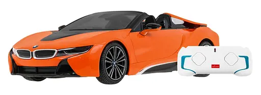 Машинка RASTAR BMW i8 Roadster на дистанційному керуванні + пульт 2,4 ГГц 1:12 помаранчевий 95500 - фото 8