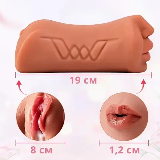 Мастурбатор I’MCUM Triple Channel 3in1 Телесный (IM-KMQ203) - фото 3