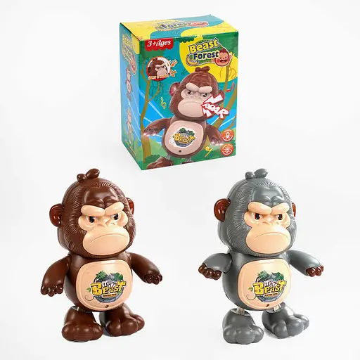 Обезьянка, звук, подсветка, танцует, двигает всеми частями тела (в ассортименте) - фото 2