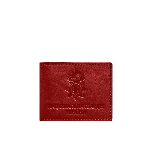 Кожаная обложка для служебного удостоверения Национальной гвардии Червона - фото 6