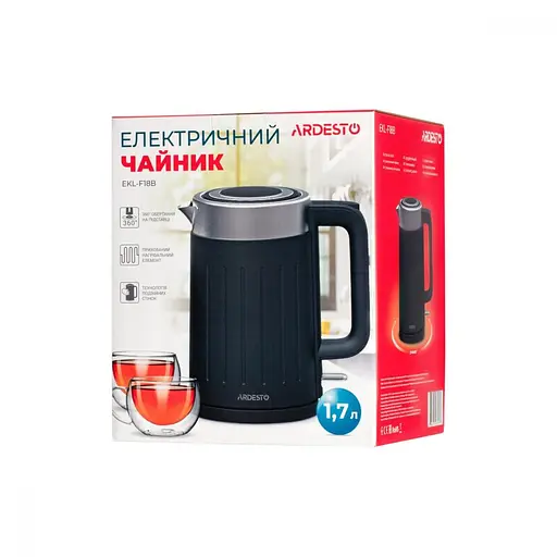 Электрочайник Ardesto EKL-F18B - фото 8
