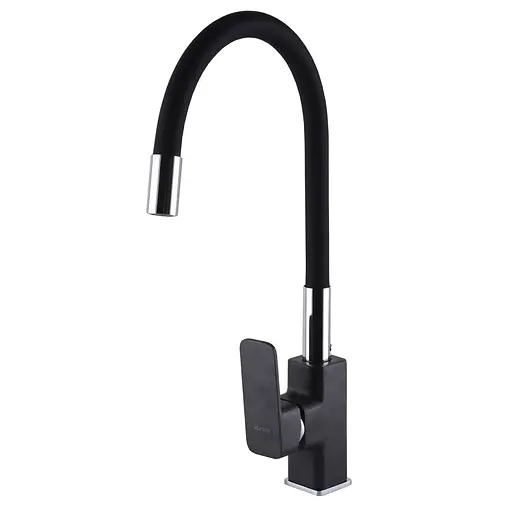 Смеситель для кухни Globus Lux Milano GLM-203LR-1-Onix Черный матовый - фото 1