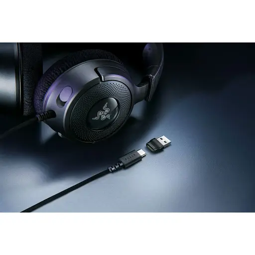 Гарнитура игровая Razer Kraken V4 7.1 USB-A 1.8 м RGB черная - фото 5