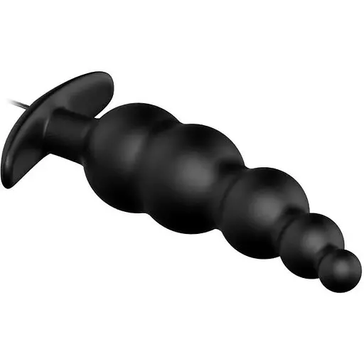 Анальний стимулятор з вібрацією Pretty Love BI-040039, Чорний - фото 5
