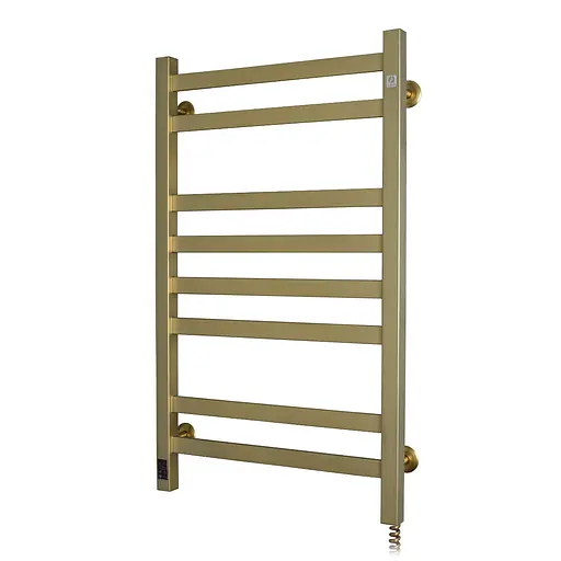 Електрична рушникосушка Navin Авангард 480x800 Sensor правобічна з таймером, матове золото 12-212033-4860, Золотий, Праве, Електронний - фото 2