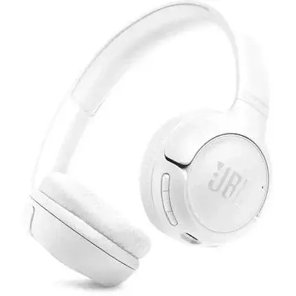 Наушники JBL беспроводные Tune 530BT белый bluetooth микрофон аккумулятор 450 mAh активное шумоподавление технология Pure - фото 1