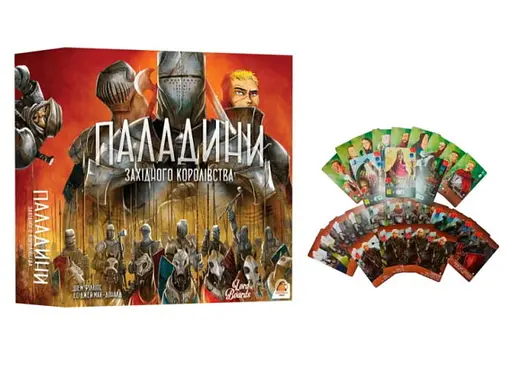 Настольная игра Lords of Boards Паладины Западного Королевства + набор промо карт (укр.) (LOB2115UA+1)