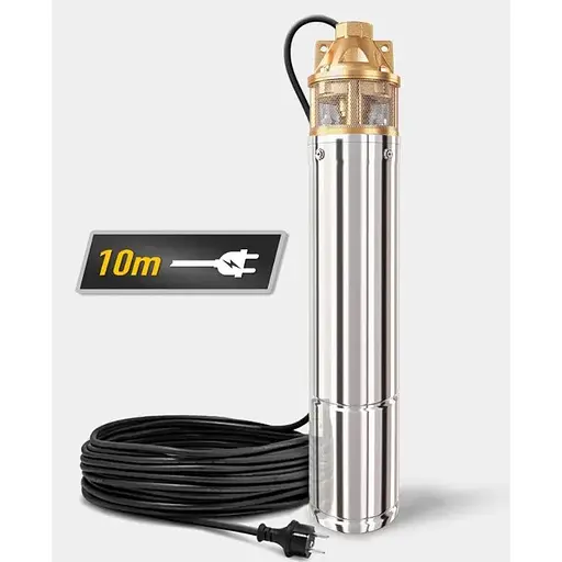 Скважинный насос Gardia 4SKM-100 + 10 м кабеля - фото 1