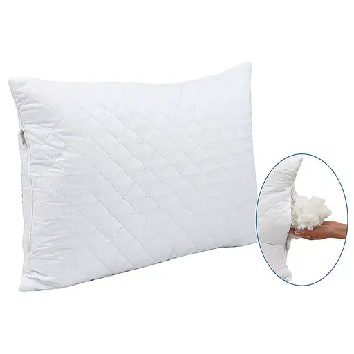 Подушка Руно 50х70 силиконовая стеганая на молнии 310.52УМ_ромб