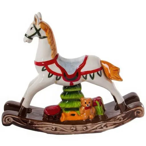 Кінь Різдвяний lefard 19.5 см (826-003)