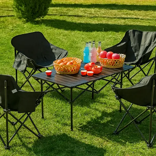 Складаний туристичний стіл для пікніка Leobro 95x55x50 см (LB-FT-A2) - фото 5