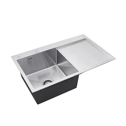 Кухонная мойка Kroner KRP Gebürstet - 7849LHM (3,0/1,0 мм) CV025275, Нержавеющая сталь - фото 3