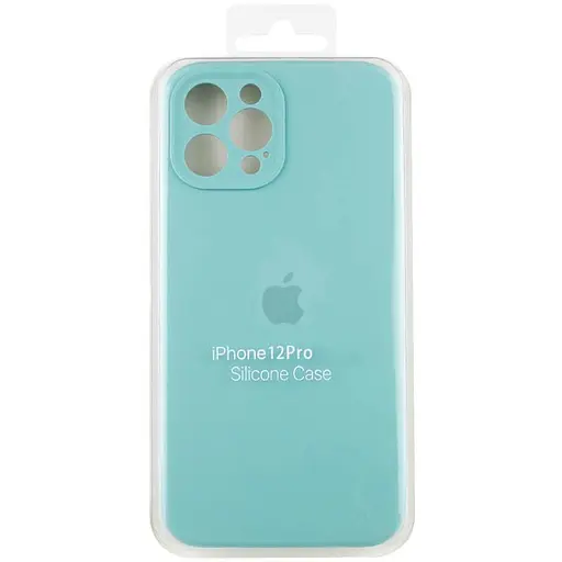 Чохол Epik Silicone Case Full Camera Protective AA для Apple iPhone 12 Pro 6.1 Бірюзовий/Marine Green - фото 5