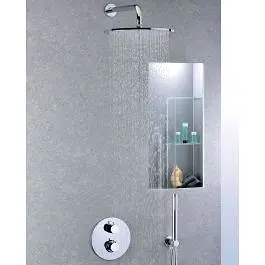 Термостат для душа на 3 потребителя Paffoni Light chrome LIQ019CR, Хром - фото 2