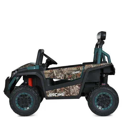 Електромобіль дитячий Bambi Джип Racer M 6058EBLR-18-5 24V з чотирма двигунами по 90 Вт зелений - фото 4