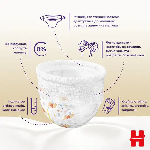 Уцінка. Підгузки-трусики Huggies Extra Care Pants Box 4 (9-14 кг) 80 шт.  - фото 10