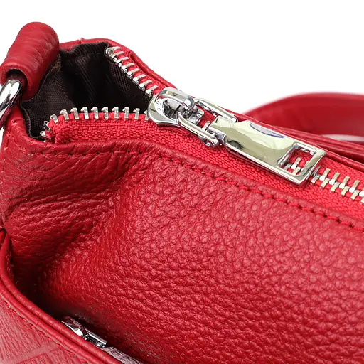 Женская кожаная сумка Vintage с двумя удобными ремешками 25х16х8 см sum0027524 - фото 5