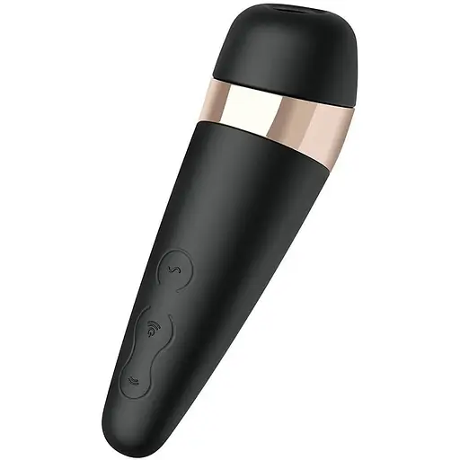 Вакуумний стимулятор клітора з вібрацією Satisfyer Pro 3+ чорний