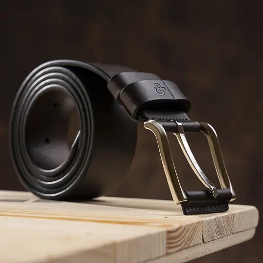 Ремінь шкіряний Grande Pelle чоловічий 120х3,8 см acs0014715 - фото 3