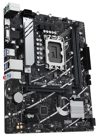 Материнская плата ASUS PRIME B760M-K (PRIME B760M-K) (Socket 1700, Intel B760, Micro-ATX) - фото 2