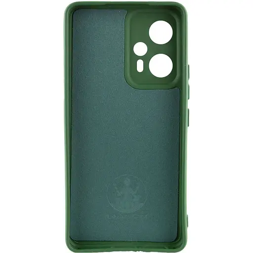 Чехол Silicone Cover Lakshmi Full Camera A для Xiaomi Redmi Note 12T Pro Зеленый / Dark green - фото 2