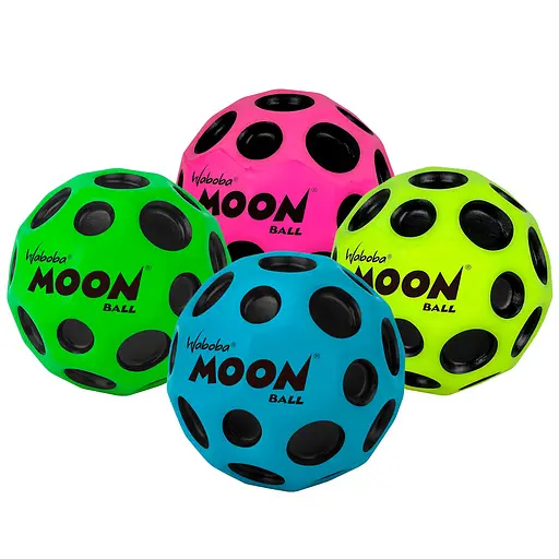 Мяч Waboba Moon 6.5 см желто-черный (2986096053008) - фото 2