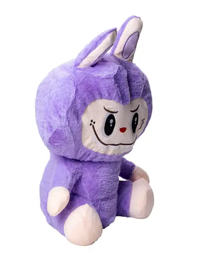 Детский набор Игрушка плед Лабуба фиолетовый мягкая игрушка с пледом для детей - фото 2