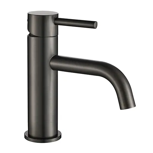 Смеситель для раковины VBI Milano black низкий VBI-050100BL Черный матовый - фото 1