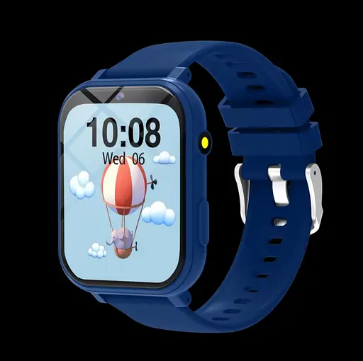 Дитячі смарт-годинники з камерою, іграми, моніторингом сну, крокоміром, будильником, ліхтариком тощо. Сині - фото 8